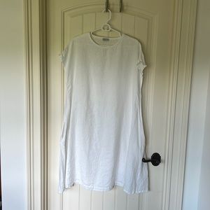 White Linen Shack dress size L
